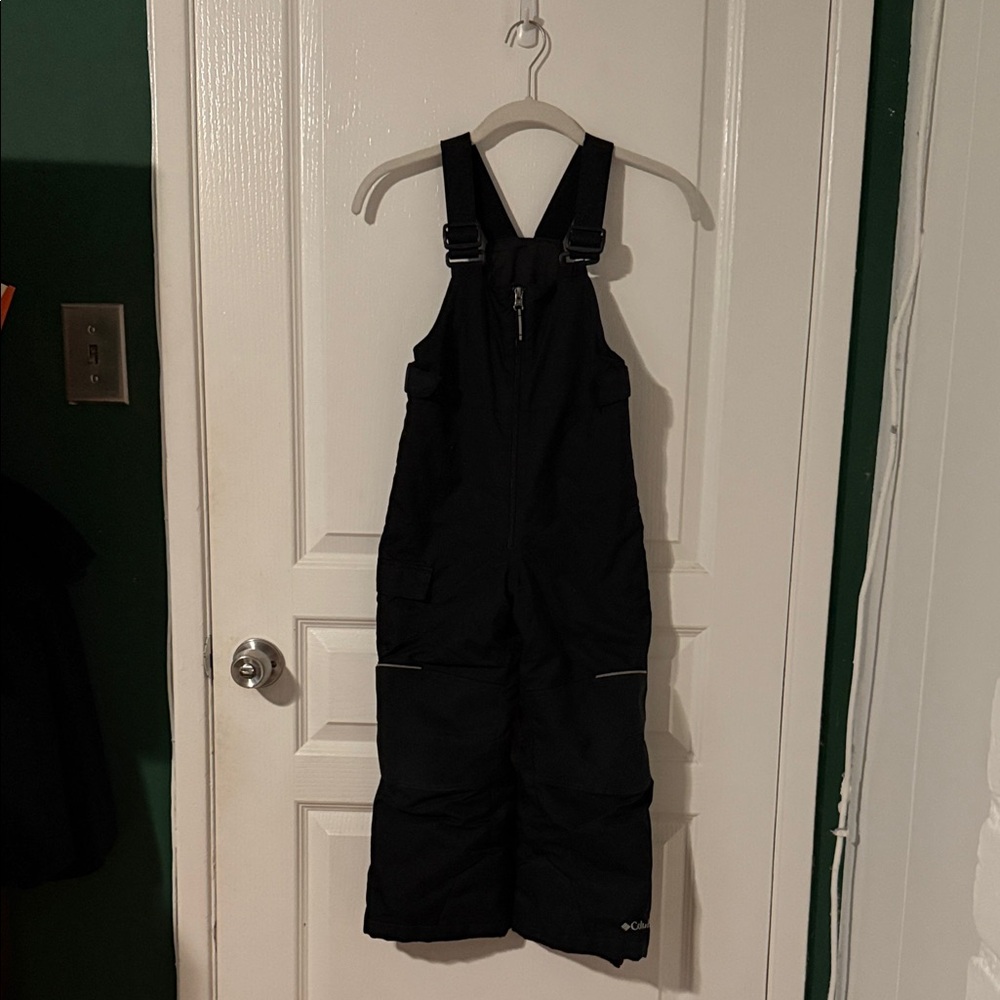 EUC Columbia Black Insulated Snow Bib xsmall